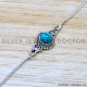 Turquoise 925 Sterling Silver Bracelet (SJWBR-582) Turquoise 925 Sterling Silver Bracelet (SJWBR-582)