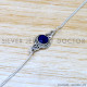 Sapphire 925 Sterling Silver Bracelet (SJWBR-586)