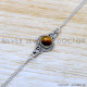 Tiger Eye 925 Sterling Silver Bracelet (SJWBR-588) Tiger Eye 925 Sterling Silver Bracelet (SJWBR-588)