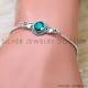 Emerald 925 Sterling Silver Bracelet (SJWBR-589) Emerald 925 Sterling Silver Bracelet (SJWBR-589)