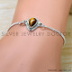 Tiger Eye 925 Sterling Silver Bracelet (SJWBR-593) Tiger Eye 925 Sterling Silver Bracelet (SJWBR-593)