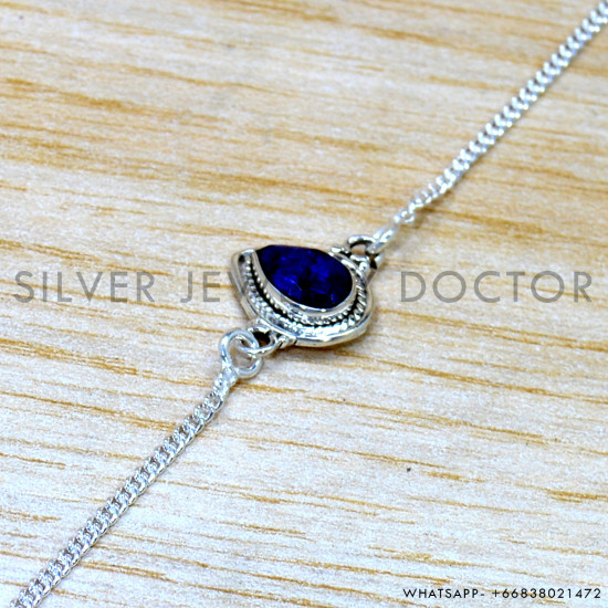 Sapphire 925 Sterling Silver Bracelet (SJWBR-596) Sapphire 925 Sterling Silver Bracelet (SJWBR-596)