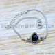 Labradorite 925 Sterling Silver Bracelet (SJWBR-598) Labradorite 925 Sterling Silver Bracelet (SJWBR-598)