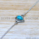 Turquoise 925 Sterling Silver Bracelet (SJWBR-599)