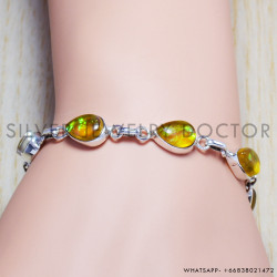 Opal 925 Sterling Silver Bracelet (SJWBR-6)