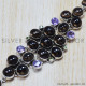 Smoky Quartz 925 Sterling Silver Bracelet (SJWBR-60) Smoky Quartz 925 Sterling Silver Bracelet (SJWBR-60)