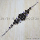 Smoky Quartz 925 Sterling Silver Bracelet (SJWBR-60) Smoky Quartz 925 Sterling Silver Bracelet (SJWBR-60)