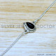 Black Onyx 925 Sterling Silver Bracelet (SJWBR-600) Black Onyx 925 Sterling Silver Bracelet (SJWBR-600)