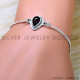 Garnet 925 Sterling Silver Bracelet (SJWBR-601) Garnet 925 Sterling Silver Bracelet (SJWBR-601)