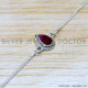 Ruby 925 Sterling Silver Bracelet (SJWBR-602) Ruby 925 Sterling Silver Bracelet (SJWBR-602)