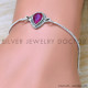 Ruby 925 Sterling Silver Bracelet (SJWBR-602) Ruby 925 Sterling Silver Bracelet (SJWBR-602)