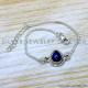Lapis Lazuli 925 Sterling Silver Bracelet (SJWBR-604) Lapis Lazuli 925 Sterling Silver Bracelet (SJWBR-604)