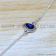 Lapis Lazuli 925 Sterling Silver Bracelet (SJWBR-604) Lapis Lazuli 925 Sterling Silver Bracelet (SJWBR-604)