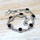 Garnet 925 Sterling Silver Bracelet (SJWBR-608) Garnet 925 Sterling Silver Bracelet (SJWBR-608)