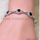 Garnet 925 Sterling Silver Bracelet (SJWBR-608) Garnet 925 Sterling Silver Bracelet (SJWBR-608)