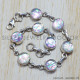Opal 925 Sterling Silver Bracelet (SJWBR-61) Opal 925 Sterling Silver Bracelet (SJWBR-61)
