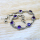 Amethyst 925 Sterling Silver Bracelet (SJWBR-610) Amethyst 925 Sterling Silver Bracelet (SJWBR-610)