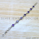 Amethyst 925 Sterling Silver Bracelet (SJWBR-610) Amethyst 925 Sterling Silver Bracelet (SJWBR-610)