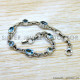 Blue Topaz 925 Sterling Silver Bracelet (SJWBR-611) Blue Topaz 925 Sterling Silver Bracelet (SJWBR-611)