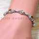 Citrine 925 Sterling Silver Bracelet (SJWBR-614) Citrine 925 Sterling Silver Bracelet (SJWBR-614)