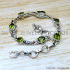 Peridot 925 Sterling Silver Bracelet (SJWBR-615) Peridot 925 Sterling Silver Bracelet (SJWBR-615)