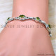 Peridot 925 Sterling Silver Bracelet (SJWBR-615) Peridot 925 Sterling Silver Bracelet (SJWBR-615)