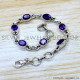 Amethyst 925 Sterling Silver Bracelet (SJWBR-623) Amethyst 925 Sterling Silver Bracelet (SJWBR-623)