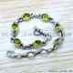 Peridot 925 Sterling Silver Bracelet (SJWBR-626) Peridot 925 Sterling Silver Bracelet (SJWBR-626)