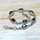 Mystic Topaz 925 Sterling Silver Bracelet (SJWBR-628) Mystic Topaz 925 Sterling Silver Bracelet (SJWBR-628)