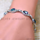 Mystic Topaz 925 Sterling Silver Bracelet (SJWBR-628) Mystic Topaz 925 Sterling Silver Bracelet (SJWBR-628)