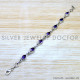 Amethyst 925 Sterling Silver Bracelet (SJWBR-629) Amethyst 925 Sterling Silver Bracelet (SJWBR-629)