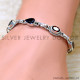 Garnet 925 Sterling Silver Bracelet (SJWBR-634) Garnet 925 Sterling Silver Bracelet (SJWBR-634)