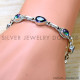 Mystic Topaz 925 Sterling Silver Bracelet (SJWBR-635) Mystic Topaz 925 Sterling Silver Bracelet (SJWBR-635)