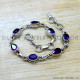 Amethyst 925 Sterling Silver Bracelet (SJWBR-636) Amethyst 925 Sterling Silver Bracelet (SJWBR-636)