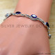 Amethyst 925 Sterling Silver Bracelet (SJWBR-636) Amethyst 925 Sterling Silver Bracelet (SJWBR-636)