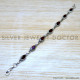 Garnet 925 Sterling Silver Bracelet (SJWBR-638) Garnet 925 Sterling Silver Bracelet (SJWBR-638)