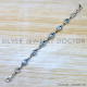 Blue Topaz 925 Sterling Silver Bracelet (SJWBR-646) Blue Topaz 925 Sterling Silver Bracelet (SJWBR-646)
