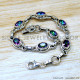 Mystic Topaz 925 Sterling Silver Bracelet (SJWBR-647) Mystic Topaz 925 Sterling Silver Bracelet (SJWBR-647)