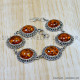 Amber 925 Sterling Silver Bracelet (SJWBR-650) Amber 925 Sterling Silver Bracelet (SJWBR-650)