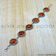 Amber 925 Sterling Silver Bracelet (SJWBR-650) Amber 925 Sterling Silver Bracelet (SJWBR-650)