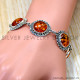 Amber 925 Sterling Silver Bracelet (SJWBR-650) Amber 925 Sterling Silver Bracelet (SJWBR-650)