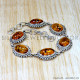 Amber 925 Sterling Silver Bracelet (SJWBR-653) Amber 925 Sterling Silver Bracelet (SJWBR-653)