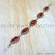 Amber 925 Sterling Silver Bracelet (SJWBR-658) Amber 925 Sterling Silver Bracelet (SJWBR-658)