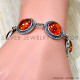 Amber 925 Sterling Silver Bracelet (SJWBR-659) Amber 925 Sterling Silver Bracelet (SJWBR-659)