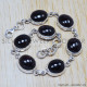 Garnet 925 Sterling Silver Bracelet (SJWBR-68) Garnet 925 Sterling Silver Bracelet (SJWBR-68)