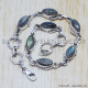 Labradorite 925 Sterling Silver Bracelet (SJWBR-75) Labradorite 925 Sterling Silver Bracelet (SJWBR-75)