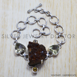 925 Sterling Silver Bracelet (SJWBR-76) 925 Sterling Silver Bracelet (SJWBR-76)