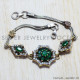 Emerald 925 Sterling Silver Bracelet (SJWBR-78) Emerald 925 Sterling Silver Bracelet (SJWBR-78)