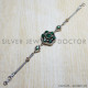 Emerald 925 Sterling Silver Bracelet (SJWBR-78) Emerald 925 Sterling Silver Bracelet (SJWBR-78)