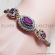 Ruby 925 Sterling Silver Bracelet (SJWBR-82) Ruby 925 Sterling Silver Bracelet (SJWBR-82)